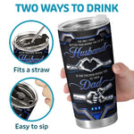 Custom Tumbler - Personalized Birthday Gifts For Dad, Husband - Growing With Love Daily
