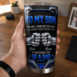 Custom Tumbler - Personalized Father's Day Birthday Gifts For Son - Always Believe In Yourself Champ