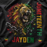 Custom T-shirt, Hoodie – Personalized Juneteenth Gifts For Men, Women – Honoring The Journey, Celebrating Freedom