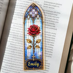 Custom Clear Acrylic Bookmark - Personalized Bookish Gifts For Book Lovers, Bookworms, Readers - Let The Story Unfold