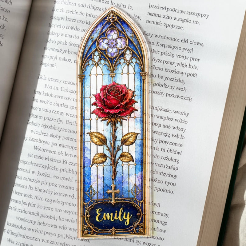 Custom Clear Acrylic Bookmark - Personalized Bookish Gifts For Book Lovers, Bookworms, Readers - Let The Story Unfold