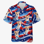 Custom Photo Unisex Tropical Hawaiian Aloha Shirt - Personalized Summer Vacation And Travel Gifts For Dog Cat Lovers, Dog Dad And Mom, Cat Owners - My Favorite Travel Companion Has Paws