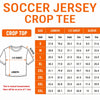 Custom Women's Mexico 2026 Jersey Crop Tee - Personalized Birthday Gifts For Soccer Lovers, Sports Fans, Sports Lovers - Viva La Passion On Pitch