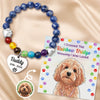 Custom Photo Rainbow Bridge Bracelet - Personalized Pet Memorial Sympathy Gifts For Dogs, Cats - Forever Close To Heart