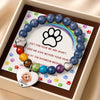 Custom Photo Rainbow Bridge Bracelet - Personalized Pet Memorial Sympathy Gifts For Dogs, Cats - Loved Within My Heart