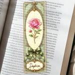 Custom Clear Acrylic Bookmark - Personalized Bookish Gifts For Book Lovers, Bookworms, Readers - Where Stories Bloom