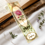 Custom Clear Acrylic Bookmark - Personalized Bookish Gifts For Book Lovers, Bookworms, Readers - Where Stories Bloom