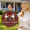 Custom Wood Sign - Personalized Anniversary Wedding Gifts For Husband And Wife, Him And Her - Laughter, Wrinkles And True Love