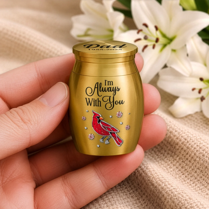 Custom Memorial Urn - Personalized  Memorial Sympathy Gifts For Loss Of Mom, Dad – Honoring A Beautiful Life