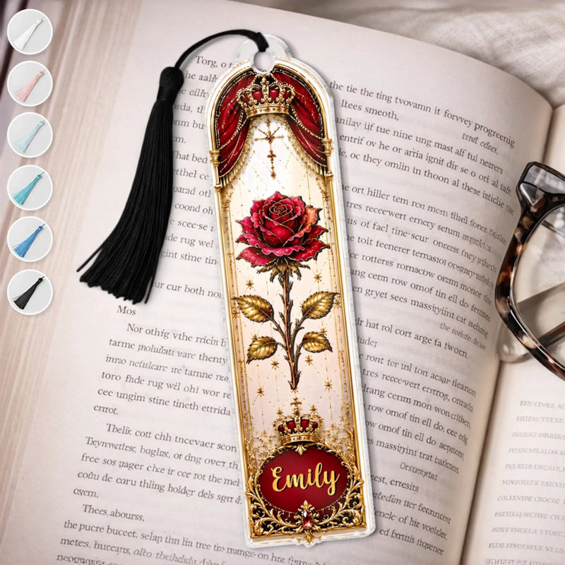 Custom Acrylic Bookmark - Personalized Bookish Gifts For Book Lovers, Bookworms, Readers - Every Page A New Beginning