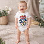 Custom World Football Baby Onesie - Personalized Baby Shower, Gender Reveal Gifts For Football Lovers, New Moms, New Dads - My Very First Gold Cup