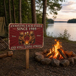 Custom Home Decor Metal Sign - Personalized Anniversary Wedding Camping Gifts For Couple, Campers - Love Drives Us Crazy