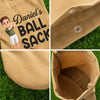 Custom Flannel Golf Ball Bag Sack - Personalized Birthday Gifts For Golf Lovers, Sports Fans, Sports Lovers - Fairways And Good Days