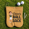 Custom Flannel Golf Ball Bag Sack - Personalized Birthday Gifts For Golf Lovers, Sports Fans, Sports Lovers - Fairways And Good Days