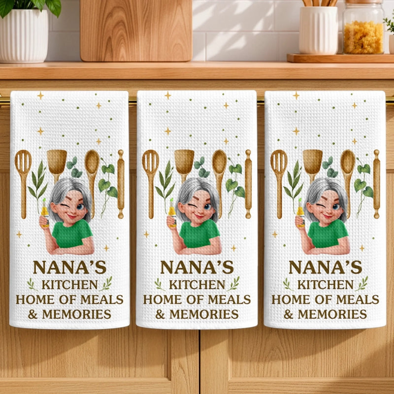 Custom Kitchen Towel - Personalized Birthday Gifts For Her, Mom, Grandma - Welcome To My Sweet Oasis