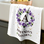 Custom Kitchen Towel - Personalized Best Friend Birthday Gifts For Women, Besties, Sisters, BFF, Yourself - Our Little Homemade Paradise