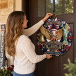Custom Wood Sign - Personalized America 250th Anniversary Gifts For Family - Liberty Never Goes Out Of Style