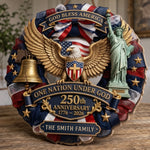 Custom Wood Sign - Personalized America 250th Anniversary Gifts For Family - Liberty Never Goes Out Of Style