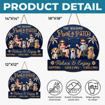 Custom Wood Sign - Personalized Anniversary Wedding Gifts For Husband And Wife, Dog Cat Lovers - Love Grows With Our Pets