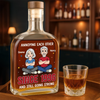 Custom Whiskey Bottle - Personalized Anniversary Christmas Wedding Gifts For Husband And Wife, Him And Her, Wine, Bourbon, Whiskey Lovers - Partners In Lifetime Crimes