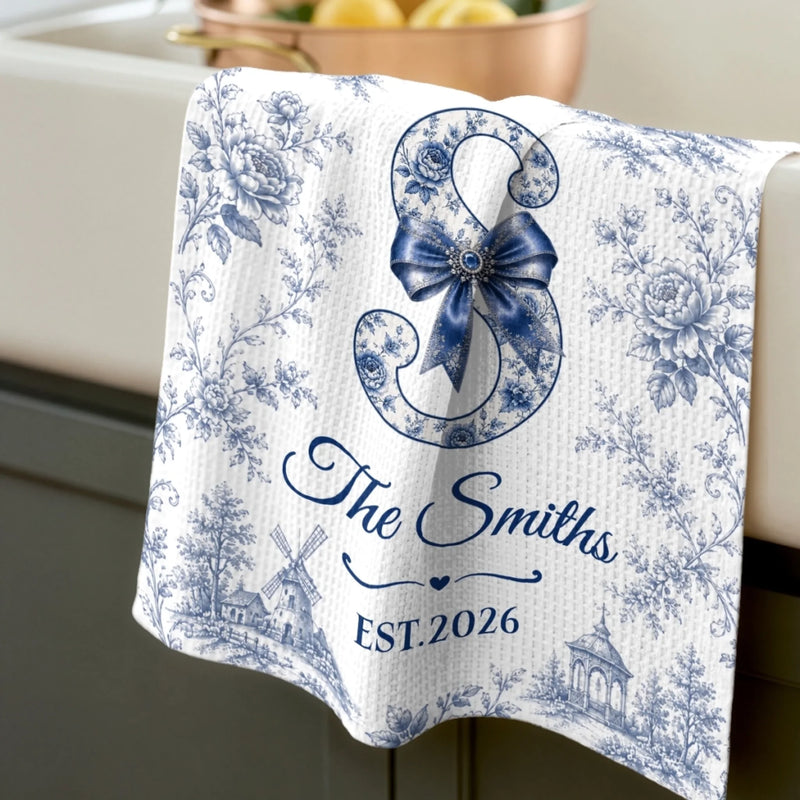 Custom Kitchen Towel - Personalized Birthday Gifts For Best Friends, Family, Yourself - Our Little Peaceful Sanctuary