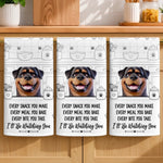 Custom Kitchen Towel - Personalized Birthday Gifts For Dog Cat Lovers, Dog Dad And Mom, Cat Owners - Master Of The Kitchen Stare