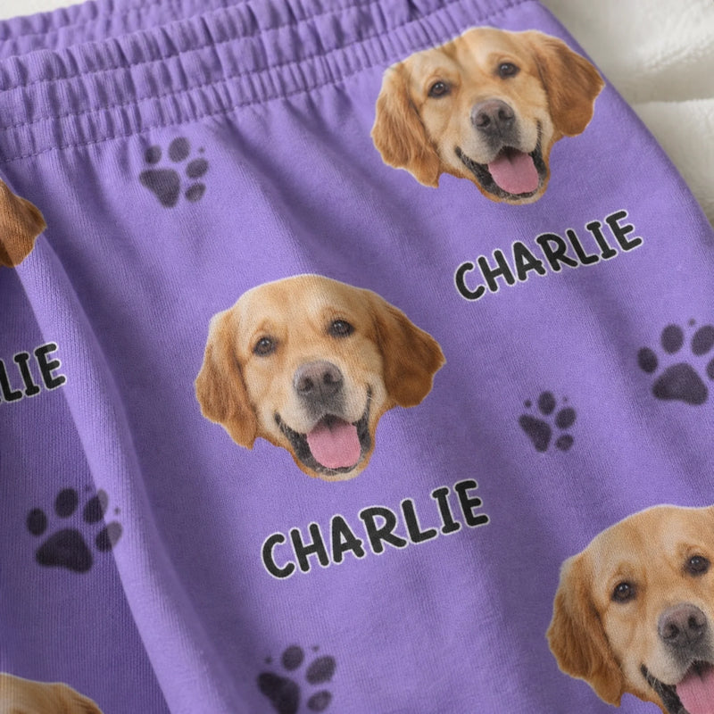 Custom Photo Pawsome Christmas Vibes! - Dog & Cat Personalized Custom Pajama Pants - Christmas Gift For Pet Owners, Pet Lovers