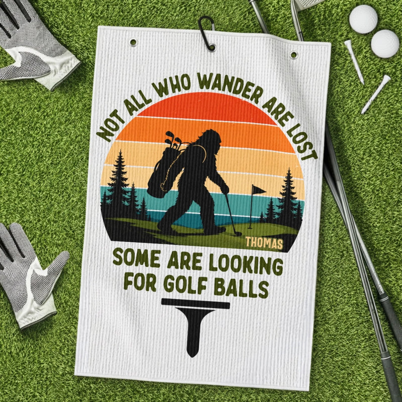 Custom Golf Towel - Personalized Birthday Gifts For Golf Lovers, Sports Fans, Sports Lovers - Swing Relax Repeat
