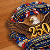 Custom Wood Sign - Personalized America 250th Anniversary Gifts For Mom, Dad, Brother, Sister, Kids - Strength That Stands The Test Of Time