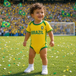 Custom France World Football Baby Jersey Bodysuit
 - Personalized Baby Shower, Gender Reveal Gifts For New Moms, New Dads, Football Lovers - The Cutest Little Striker