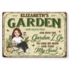Custom Home Decor Metal Sign - Personalized  Birthday Garden Gifts For Gardeners - Losing My Mind In The Garden