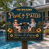 Custom Wood Sign - Personalized Summer Vacation And Travel Gifts For Husband And Wife, Him And Her - Where Summer Never Ends