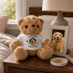 Custom Pet Photo Memorial Gifts - Personalized Teddy Bear Plush