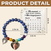 Custom Photo Rainbow Bridge Bracelet - Personalized Memorial Sympathy Gifts For Loss Of Mom, Dad - Loved Always Remembered Forever