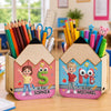 Custom Kids Wooden Pencil Pen Holder - Personalized Back To School Gifts For Kids - Ready To Shine