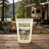 Custom Party Cups - Personalized Birthday Camping Gifts For Campers - Happy Camper Always