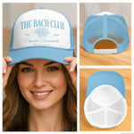 Custom Foam Trucker Hat - Personalized Summer Vacation And Travel Gifts For Best Friends, Family - Bach Club Crew