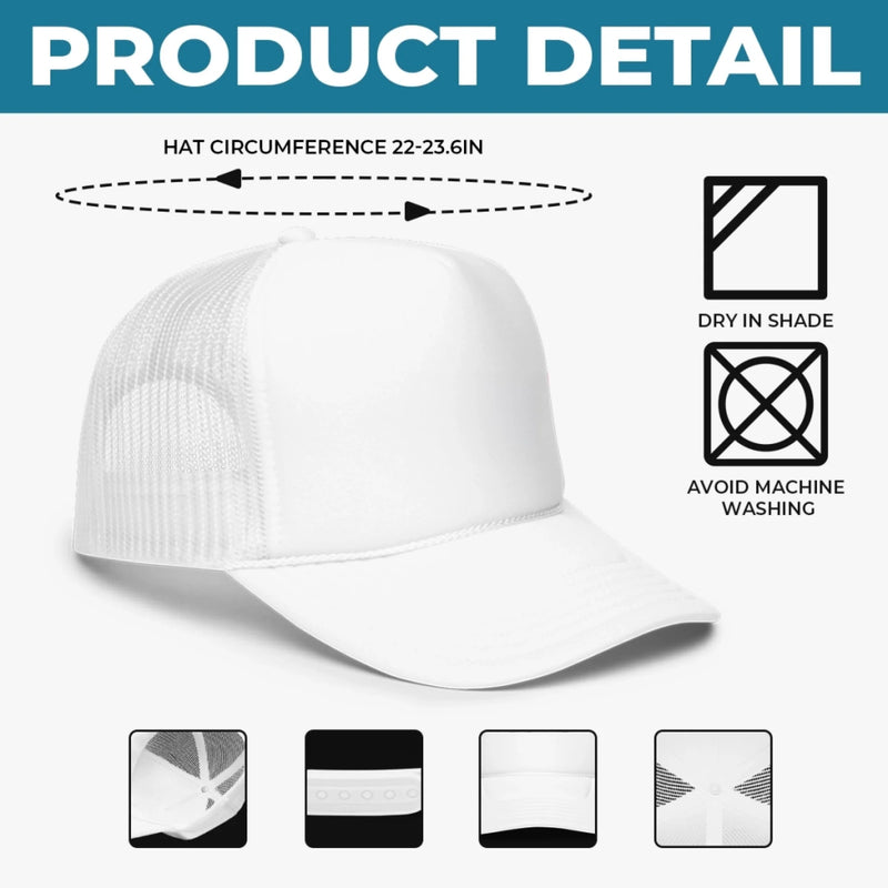 Custom Foam Trucker Hat - Personalized Summer Vacation And Travel Gifts For Best Friends, Family - Bach Club Crew
