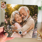 Custom Photo Music Fridge Magnet That Can Play Songs - Personalized Anniversary Wedding Gifts For Husband And Wife, Him And Her - You Are My Favorite Tune