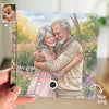 Custom Photo Music Fridge Magnet That Can Play Songs - Personalized Anniversary Wedding Gifts For Husband And Wife, Him And Her - Eternal Sunshine Together