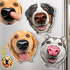 Custom Photo Dog Nose Squishy Fridge Magnet - Personalized Birthday Gifts For Dog Lovers, Dog Dad And Mom - Boop It, Love It