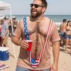 Custom T-shirt - Personalized Funny Gifts For Men - Red White And Ready To Party