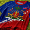Custom Men's Haiti World Football Jersey Shirt - Personalized Birthday Gifts For Football Lovers, Sports Fans, Sports Lovers - Chasing Goals, Repping My Roots