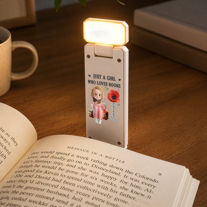 Custom Clip LED Reading Lamp - Personalized Bookish Gifts For Book Lovers, Bookworms, Readers - Escape Into A Good Book