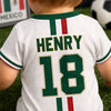 Custom Mexico World Football Baby Jersey Bodysuit - Personalized Baby Shower, Gender Reveal Gifts For New Moms, New Dads, Football Lovers - The Next Great Champion