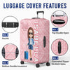 Custom Luggage Cover - Personalized Summer Vacation And Travel Gifts For Women, Besties, Sisters, BFF - Adventure Is Calling
