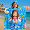 Custom Photo Poncho Beach Towel - Personalized Summer Vacation And Travel Gifts For Women, Men, Kids - Summer Is Calling