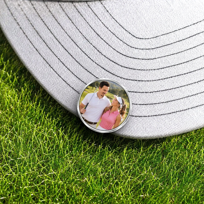 Custom Photo Golf Ball Marker - Personalized Birthday Gifts For Golf Lovers, Sports Fans, Sports Lovers - Where Patience Meets Precision