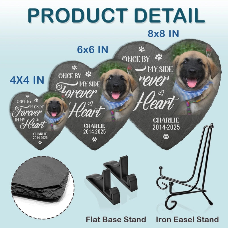 Custom Photo Memorial Stone - Personalised Pet Memorial Sympathy Gifts For Dogs, Cats, Loss Of Dog, Loss Of Cat - You Would Have Lived Forever
