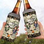 Custom 4 In 1 Can Cooler Tumbler - Personalized Birthday Camping Gifts For Campers, Husband And Wife, Him And Her - Camp Life, Couple Vibes